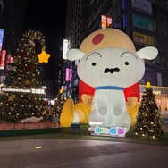 「クレヨンしんちゃん」大都薈Plaza（ダードゥイフィプラザ）コラボレーションの様子