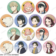 TVアニメ『SPY×FAMILY』描き下ろし 歩みver. トレーディンググリッター缶バッジ（全14種）