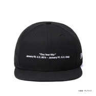 ニューエラ「9FIFTY 機動戦士ガンダム 一年戦争 ブラック」