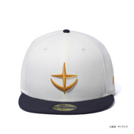 ニューエラ「59FIFTY 機動戦士ガンダム 地球連邦軍 クローム ネイビーバイザー」