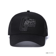 ニューエラ「9FORTY A-Frame トラッカー 機動戦士ガンダム タイトル ブラック」