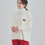 Vネックカーディガン