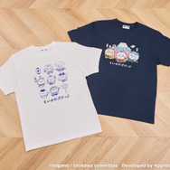 ちいかわぽけっと 江戸なTシャツ（全2種）各3,630円　 ※サイズ展開：M、L、XL