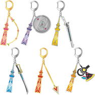 「東京スカイツリー×魔法少女まどか☆マギカ　月夜のワルツ」ステンドグラス風キーホルダー（全6種）