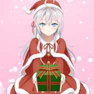 『時々ボソッとロシア語でデレる隣のアーリャさん』クリスマスビジュアル アーリャ