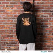 シーンイラストロングスリーブTシャツ 2（L）ブラック