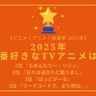 【2025年一番好きなTVアニメは？】第1位～第3位