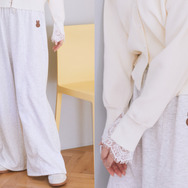 miffy/earth 刺繍スウェットパンツ