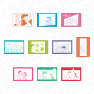 「りぼん70周年記念CAFE」名シーンスクエアカンバッジ 星の瞳のシルエット（ランダム10種）