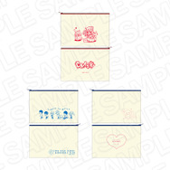 「りぼん70周年記念CAFE」キャンバスフラットポーチ（全3種）