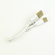 ケースもイヤホンもシンプルな絵柄のワイヤレスイヤホン