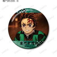 アニメ『鬼滅の刃』トレーディング場面写ホログラム缶バッジ　竈門炭治郎 B
