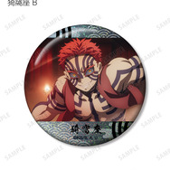 アニメ『鬼滅の刃』トレーディング場面写ホログラム缶バッジ　猗窩座 B
