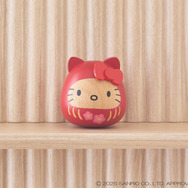 ハローキティ 木製だるま