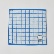 刺繍チェックタオルハンカチ（ディアダニエル）