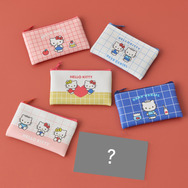 ハローキティ ブラインドミニフラットポーチ