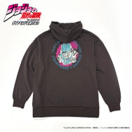 アニメ『ジョジョの奇妙な冒険 ダイヤモンドは砕けない』　「クレイジー・ダイヤモンド」プリントプルパーカ