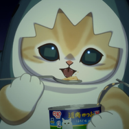 アニメ『mofusand』第1話「食欲爆発」場面カット