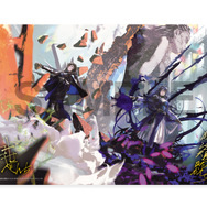 『魔女と傭兵』複製サイン入りアクリルアートパネル