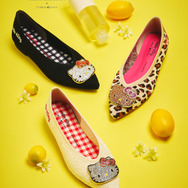 ニットフラットシューズ