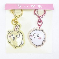 「ちいかわ ぷっくりったいペアキーホルダー」うさぎ＆ちいかわ