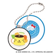 サンリオキャラクターズ　お寿司キーチェーン （ポムポムプリン）