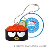 サンリオキャラクターズ　お寿司キーチェーン （バッドばつ丸）