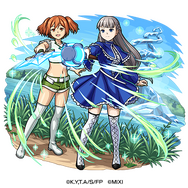 木属性　★5　三級魔法使い ラヴィーネ＆カンネ（進化）CV：鈴代紗弓、和氣あず未