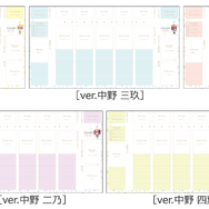 紙製プレイマットは5種各商品ごとに別デザインで収録！