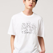 アニメ『新世紀エヴァンゲリオン』×グラニフ　「ネルフ、誕生」｜Tシャツ　着用イメージ
