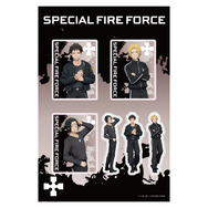TVアニメ『炎炎ノ消防隊 参ノ章』BLACK COLLECTION by ZOZOTOWN スマホ用ミニアクスタセット