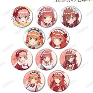 TVスペシャルアニメ『五等分の花嫁＊』描き下ろし ショートケーキイメージコーデver. トレーディング缶バッジ（全10種）