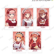 TVスペシャルアニメ『五等分の花嫁＊』描き下ろし ショートケーキイメージコーデver. インスタントカメラ風イラストカード5枚セット