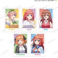 TVスペシャルアニメ『五等分の花嫁＊』描き下ろし 衣装交換ver. 第2弾 インスタントカメラ風イラストカード5枚セット