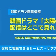 韓国ドラマ「太陽の末裔」配信情報