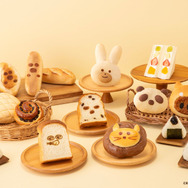 絵本の中のパンやおにぎりをイメージした限定フード