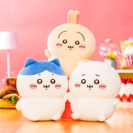 『ぽっちゃり手乗りぬいぐるみ』（ちいかわ、ハチワレ、うさぎ）