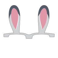 『ズートピア２』メガネ用カスタム耳型ステッカー（ジュディ・バージョン2）