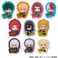 るかっぷダイカットステッカー　各495円（税込）（C）堀越耕平／集英社・僕のヒーローアカデミア製作委員会