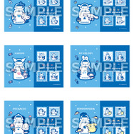 「サンリオキャラクターズ」オリジナルステッカー　ローソンプリントで販売