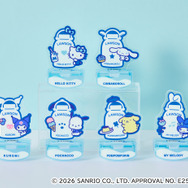 「サンリオキャラクターズ」ローソン50周年記念オリジナルグッズ　「ゆらゆらアクリルスタンド」ランダム6種
