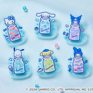 「サンリオキャラクターズ」ローソン50周年記念オリジナルグッズ　「アクリルクリップ」ランダム6種
