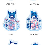 「サンリオキャラクターズ」ローソン50周年記念オリジナルグッズ　「アクリルクリップ」ランダム6種