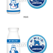 「サンリオキャラクターズ」@Loppi・HMV限定オリジナルグッズ　「牛乳瓶グラス＋コースターセット」全6種