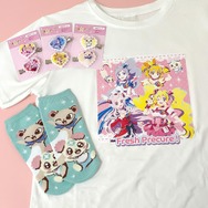 アクリル前髪クリップ、Tシャツ、アンクルソックス／各390円（税込429円）