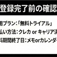 DMM TV 登録完了前の確認事項