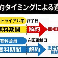 DMM TV 解約タイミングの差