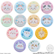 「ちいかわ 刺繍缶バッジビスケット２」刺繍缶バッジ