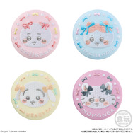 「ちいかわ 刺繍缶バッジビスケット２」刺繍缶バッジ