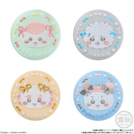 「ちいかわ 刺繍缶バッジビスケット２」刺繍缶バッジ